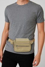 Bolsa de cintura ajustável cáqui com vários bolsos – 8 x 7 x 4” bolsa para caminhadas  comprar usado  Enviando para Brazil