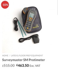 Protimeter surveymaster damp for sale  ROTHERHAM