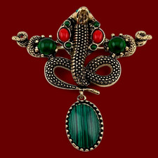 Large cobra brooch for sale  Farmington