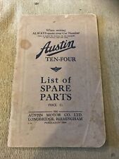 Austin ten four for sale  EASTLEIGH