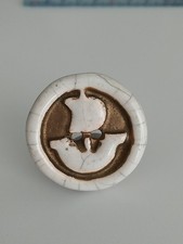 Bouton céramique blanc d'occasion  Nice-