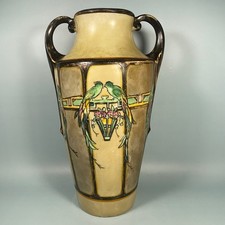 Usado, Vaso antigo de pássaros e galhos Porzellanfabrik Wehinger Tchecoslováquia ~ Assinado comprar usado  Enviando para Brazil