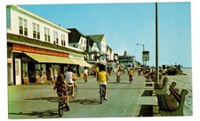 Bike Riders on Boardwalk in Ocean City MD OLD, usado comprar usado  Enviando para Brazil