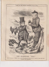 Usado, "saco" Gladstone desenho animado 1882 Punch comprar usado  Enviando para Brazil