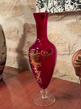 Grand vase verre d'occasion  Reims