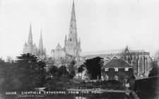 Postcard lichfield cathedral for sale  PETERBOROUGH