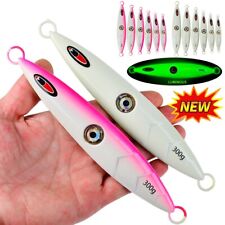 1 peça iscas luminosas de pesca passo lento queda afundando chumbo metal isca plana comprar usado  Enviando para Brazil