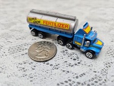 Micro Machines Super Grow Fertilizante Trator Reboque Semi Caminhão Azul Amarelo comprar usado  Enviando para Brazil
