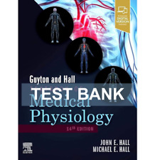 Test Bank Guyton & Hall livro didático de fisiologia médica 14ª edição (entrega eletrônica) comprar usado  Enviando para Brazil