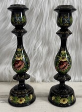 Wood floral black for sale  Dalton