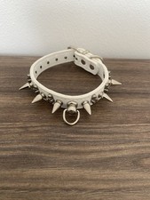 White faux leather for sale  PONTYPRIDD