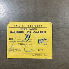 Vintage folies bergere d'occasion  Expédié en Belgium