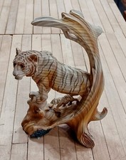 Wood carved tiger for sale  New Glarus