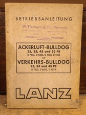 Betriebsanleitung lanz ackerlu gebraucht kaufen  Rhauderfehn