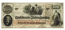 1863 confederate states for sale  USA
