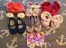 Paar versch babyschuhe gebraucht kaufen  Klötze, Apenburg-Winterfeld