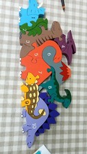 Alphabet jigsaws handmade for sale  BANGOR