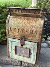 Caixa de correio vintage início dos anos 1900 USPS metal/ferro fundido dropoff MONTANA comprar usado Caixa de correio vintage início dos anos 1900 USPS metal/ferro fundido dropoff MONTANA comprar usado  Enviando para Brazil