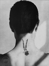Antigo Herb Ritts Joe Vegas tatuagem no pescoço Los Angeles fotogravura arte 1987 tapete 16x20, usado comprar usado  Enviando para Brazil