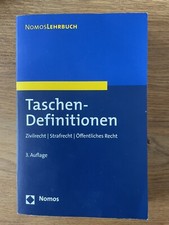 Taschendefinitionen nomos aufl gebraucht kaufen  Konstanz
