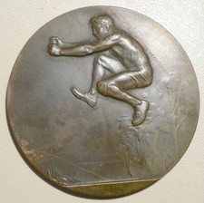 Saut hauteur medaille d'occasion  Limogne-en-Quercy