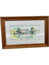 Scenic watercolour print for sale  EXETER