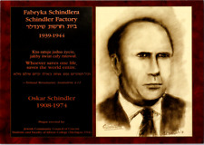 Usado, Cartão postal antigo Oskar Schindler fábrica memorial Cracóvia Polônia comprar usado  Enviando para Brazil