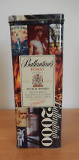BALLANTINE'S WHISKEY EMPTY THIN METAL BOX 2000 EDITION comprar usado  Enviando para Brazil
