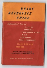 Emi records catalogue for sale  UK