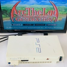 PlayStation PS2 SCPH-50000GT Pacote de Corrida CONSOLE GORDO BRANCO ~ Funcionando LEIA ~ JAPÃO comprar usado  Enviando para Brazil