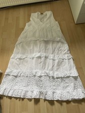 Sommerkleid weiß romantisch gebraucht kaufen  Kappeln