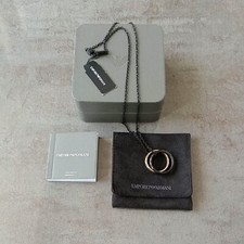 Emporio armani necklace for sale  HULL
