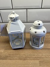 White ikea lantern for sale  NORWICH