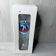 70th birthday glass for sale  Ireland