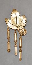 Broche feuille pendentif d'occasion  Courville-sur-Eure
