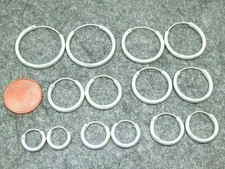 Paar creolen 925 gebraucht kaufen  Hannover