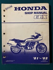 Manual oficial de loja Honda CBX 81 - 82 #61MA200 folha solta , usado comprar usado  Enviando para Brazil