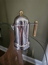 1960s Raro Vintage VeV INOX Chaleira Bule Cafeteira Pote de Óleo, 18/10 Itália comprar usado  Enviando para Brazil