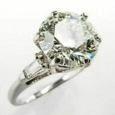 3ct round cut for sale  CROYDON