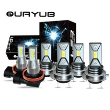 Combo super brilhante farol de LED H7+H7+H11 alto+baixo feixe lâmpadas de neblina 3 pares comprar usado  Enviando para Brazil