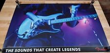 2013 Fender Póster Sounds That Create Legends 38x27 Musician Guitar Strat segunda mano  Embacar hacia Argentina