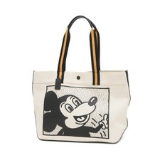 Bolsa tote Coach Mickey Keith Haring colaboração lona bege preta... GZl161wj comprar usado  Enviando para Brazil