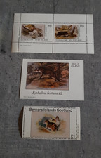 SCOTLAND-HEDGEHOG&RODENTS -FOLHA EM MINIATURA E 2 MINI BLOCOS PERF&IMPERF, SEM MARCA DE CHARNEIRA comprar usado  Enviando para Brazil
