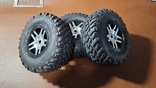 Compatível com Traxxas Slayer PRO 4x4 59076-3 - 14 mm PNEUS PRETOS rodas conjunto 3 PNEUS comprar usado  Enviando para Brazil