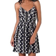 Mini vestido Madewell Lydia triângulo trio balada 100% seda alça espaguete 6 comprar usado  Enviando para Brazil