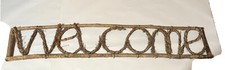 Rustic wooden welcome for sale  Aubrey