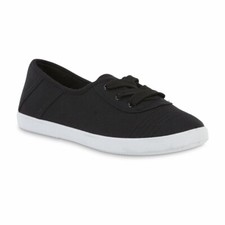  Tênis de Lona Casual Basic Editions Huntley Feminino Preto com Cadarço 40842 comprar usado  Enviando para Brazil