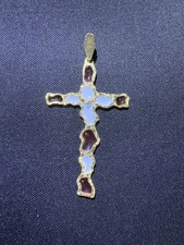 Ciondolo croce oro usato  Catanzaro