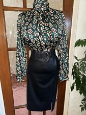Vintage shiny jacquard for sale  UK