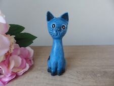Figurine chat bleu d'occasion  Saint-Lambert-du-Lattay